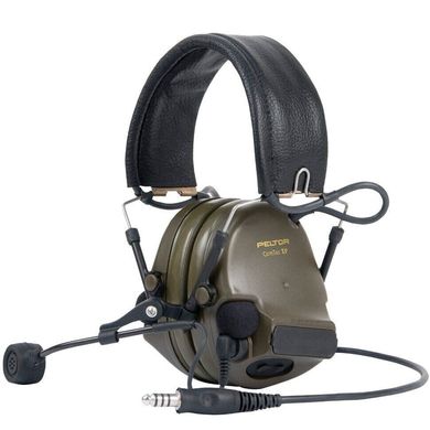 Тактичні навушники активні 3M™ PELTOR™ ComTac™ XPI Headset, NATO (MT20H682FB-86), вертикальні з 1 аудіовиходом J11 (NATO) 7100020329 фото