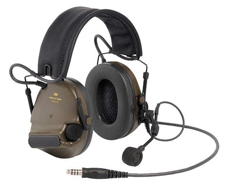 Тактичнеские наушники активные 3M™ PELTOR™ ComTac™ XPI Headset, NATO (MT20H682FB-86), вертикальные с 1 аудиовыходом J11 (NATO) 7100020329 фото