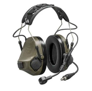 Навушники активні 3M MT14H418A-38 GN PELTOR&trade; ComTac&trade; VIII, зелені, 4-контакт (вихід PELTOR) 7100321461 фото