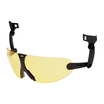Захисні окуляри 3M&trade; Hard Hat Integrated, жовті, V9A, вбудовані 7100092588 фото