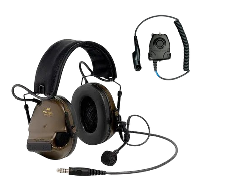 Комплект: Гарнітура 3M&trade; PELTOR&trade; ComTac VI NATO + PTT-адаптер до Motorola Mototrbo&trade; C7100168384 фото